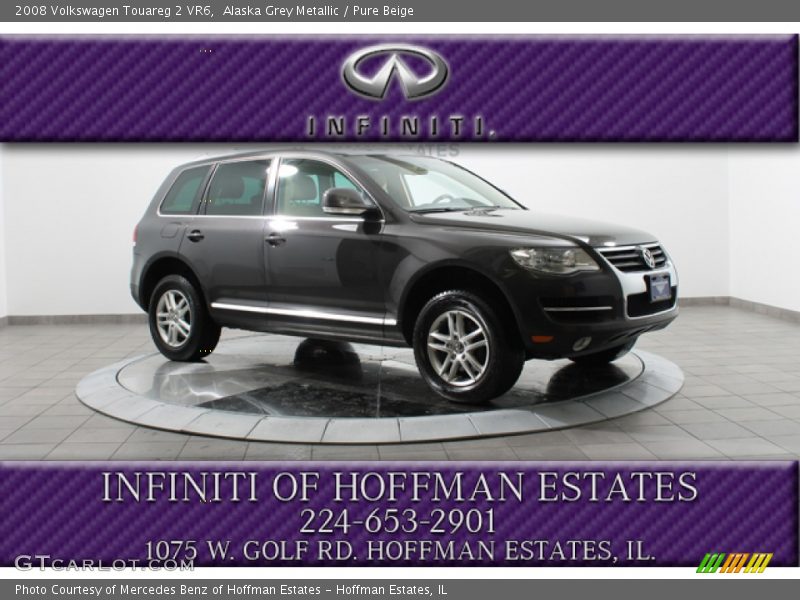 Alaska Grey Metallic / Pure Beige 2008 Volkswagen Touareg 2 VR6