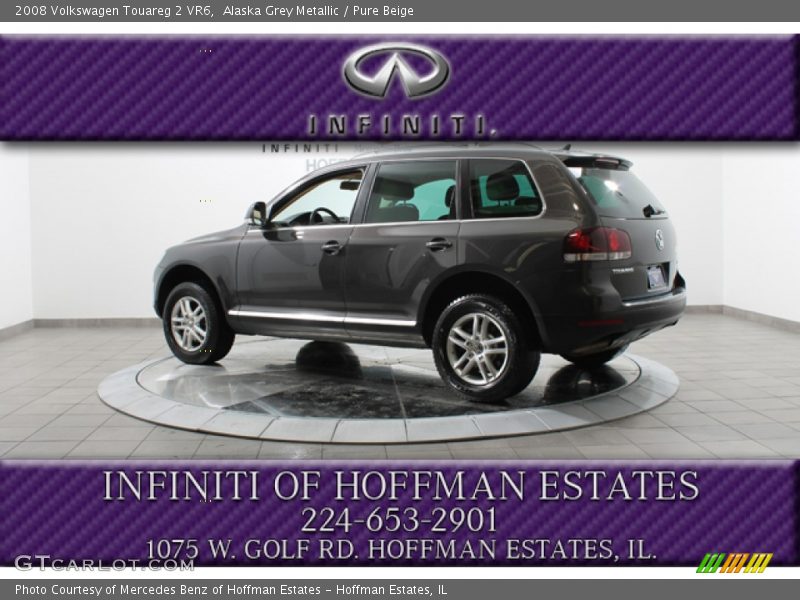 Alaska Grey Metallic / Pure Beige 2008 Volkswagen Touareg 2 VR6