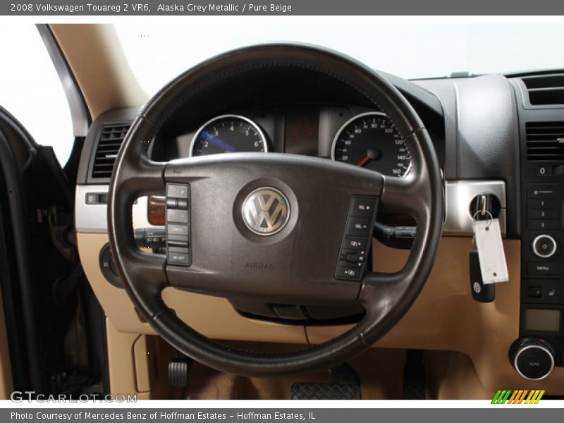 Alaska Grey Metallic / Pure Beige 2008 Volkswagen Touareg 2 VR6