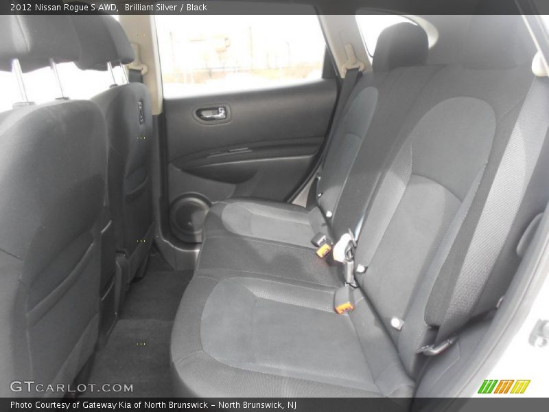 Brilliant Silver / Black 2012 Nissan Rogue S AWD