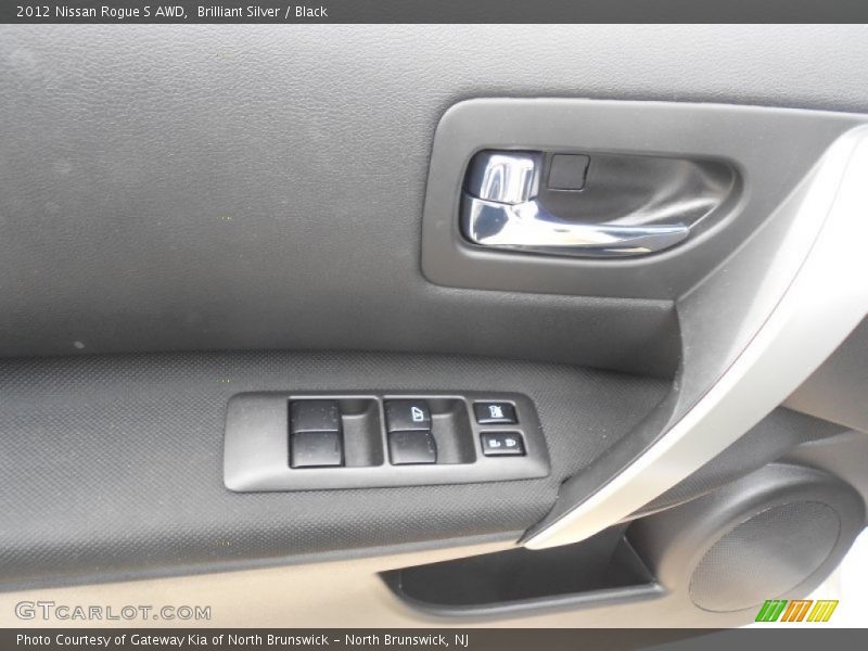 Brilliant Silver / Black 2012 Nissan Rogue S AWD