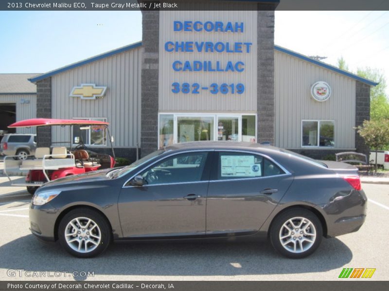 Taupe Gray Metallic / Jet Black 2013 Chevrolet Malibu ECO