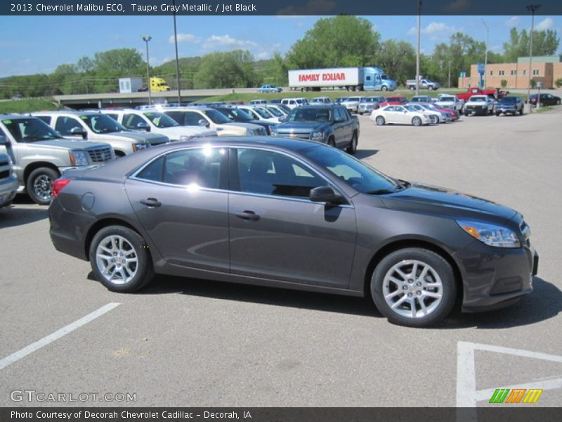 Taupe Gray Metallic / Jet Black 2013 Chevrolet Malibu ECO