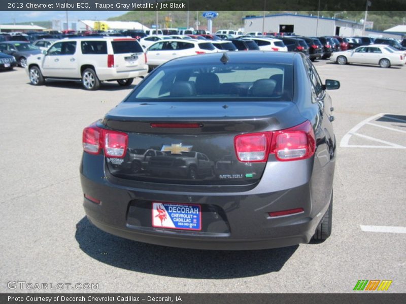 Taupe Gray Metallic / Jet Black 2013 Chevrolet Malibu ECO