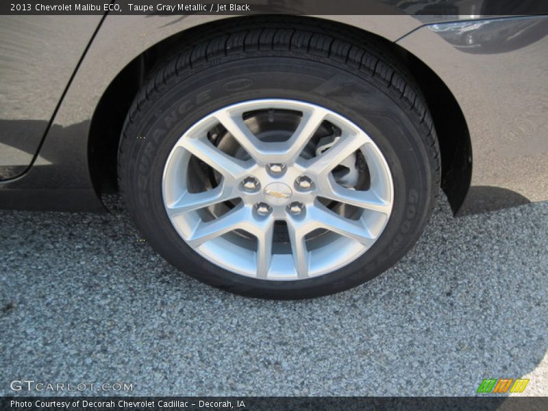 Taupe Gray Metallic / Jet Black 2013 Chevrolet Malibu ECO