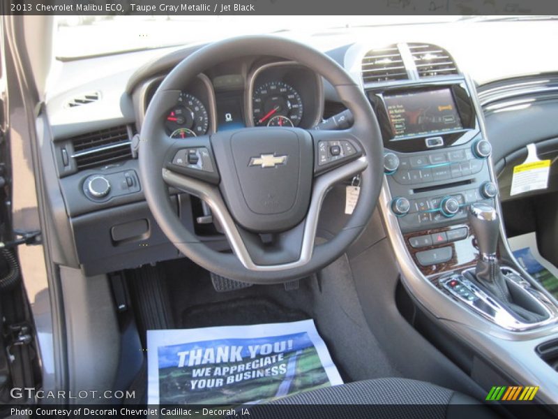 Taupe Gray Metallic / Jet Black 2013 Chevrolet Malibu ECO