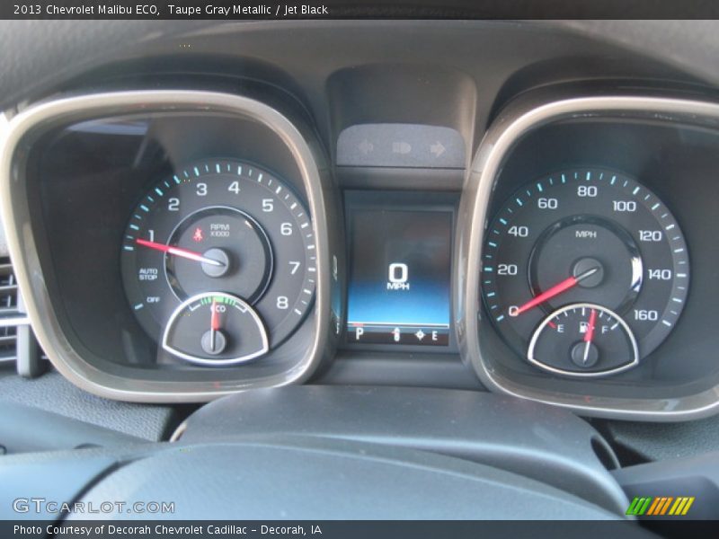 Taupe Gray Metallic / Jet Black 2013 Chevrolet Malibu ECO
