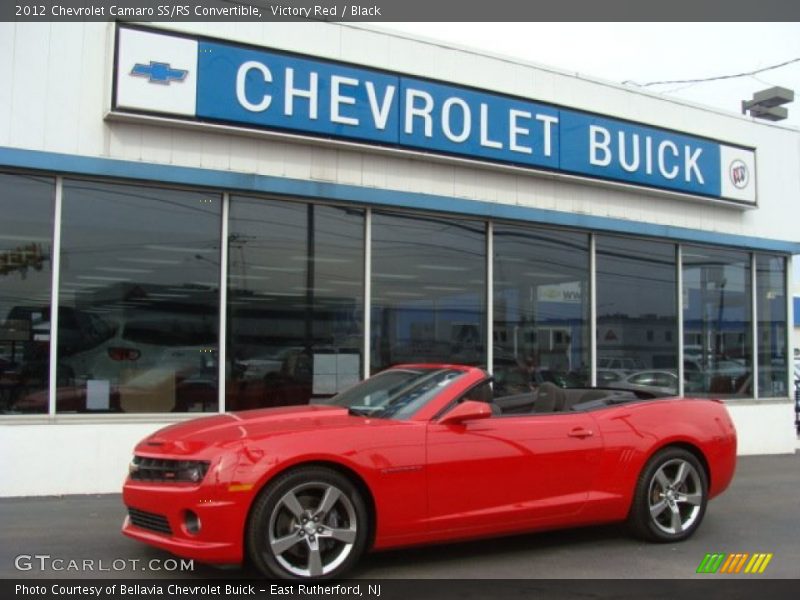 Victory Red / Black 2012 Chevrolet Camaro SS/RS Convertible
