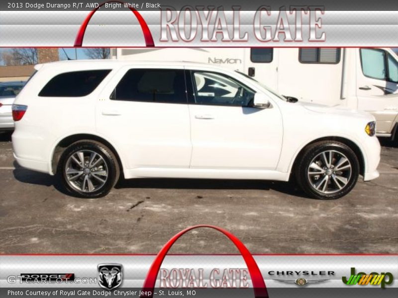 Bright White / Black 2013 Dodge Durango R/T AWD