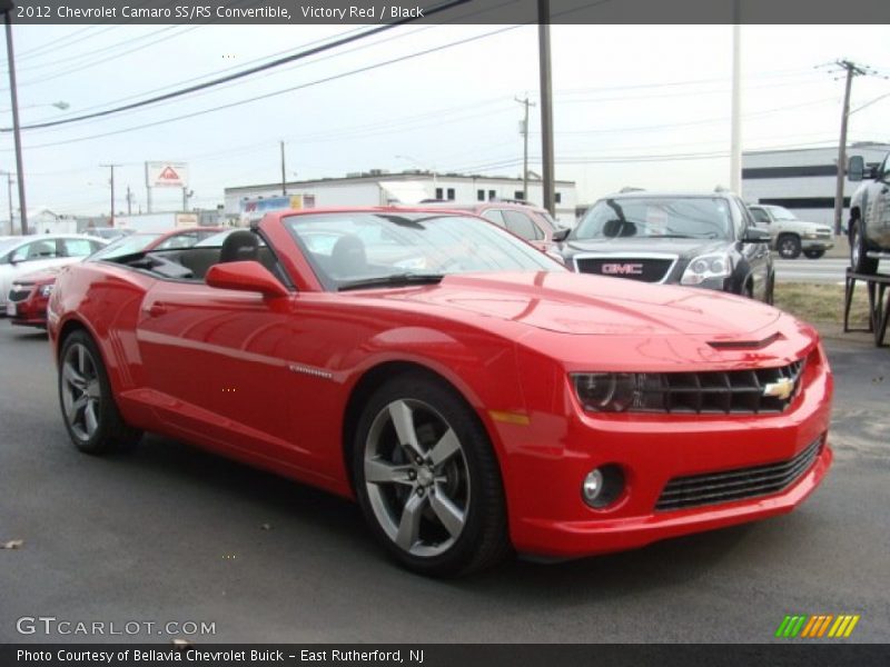 Victory Red / Black 2012 Chevrolet Camaro SS/RS Convertible