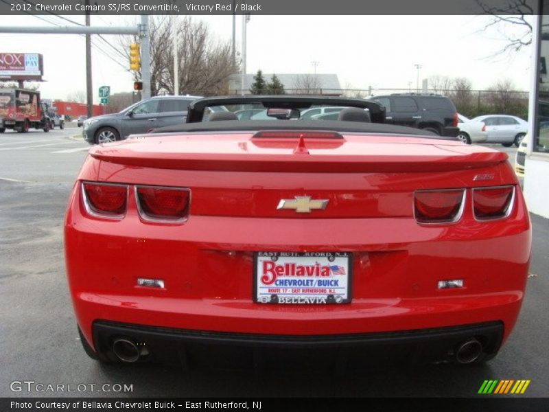 Victory Red / Black 2012 Chevrolet Camaro SS/RS Convertible