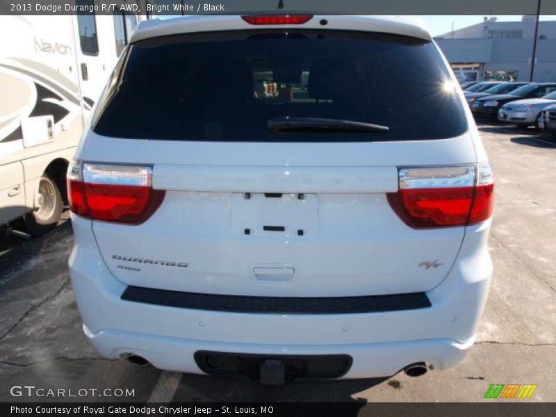 Bright White / Black 2013 Dodge Durango R/T AWD