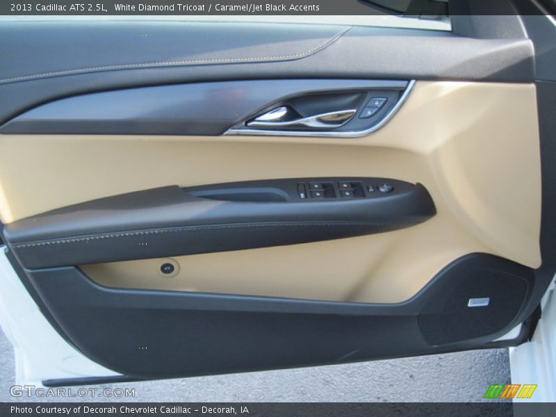 White Diamond Tricoat / Caramel/Jet Black Accents 2013 Cadillac ATS 2.5L