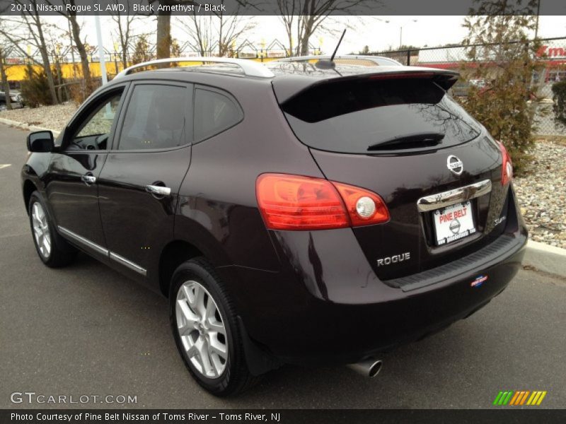 Black Amethyst / Black 2011 Nissan Rogue SL AWD