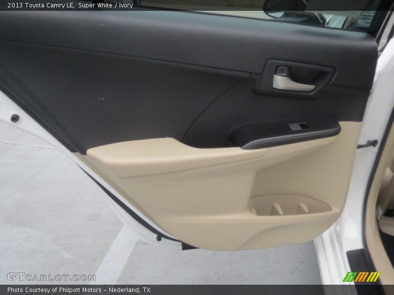 Super White / Ivory 2013 Toyota Camry LE