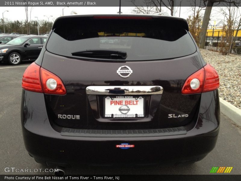 Black Amethyst / Black 2011 Nissan Rogue SL AWD