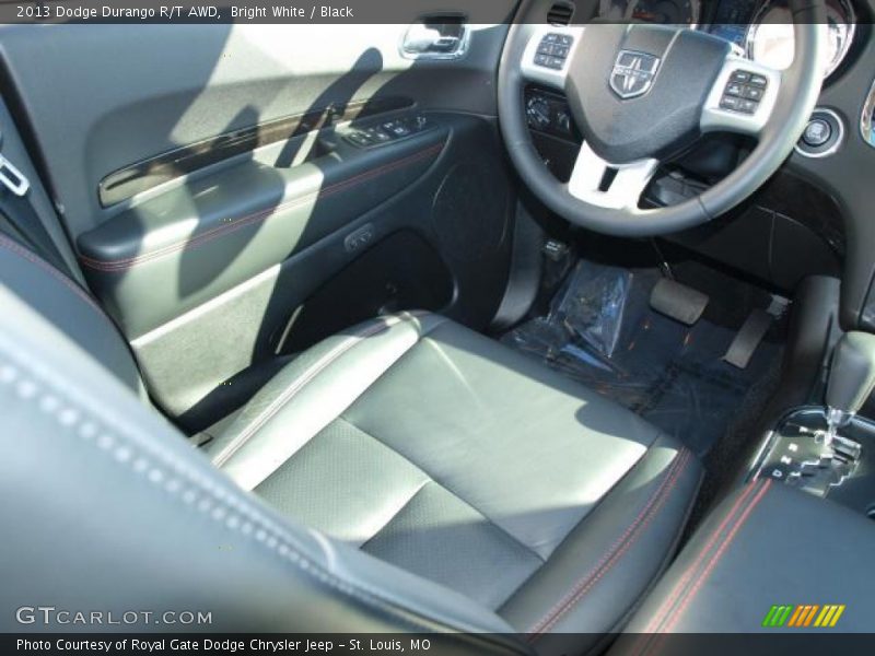 Bright White / Black 2013 Dodge Durango R/T AWD