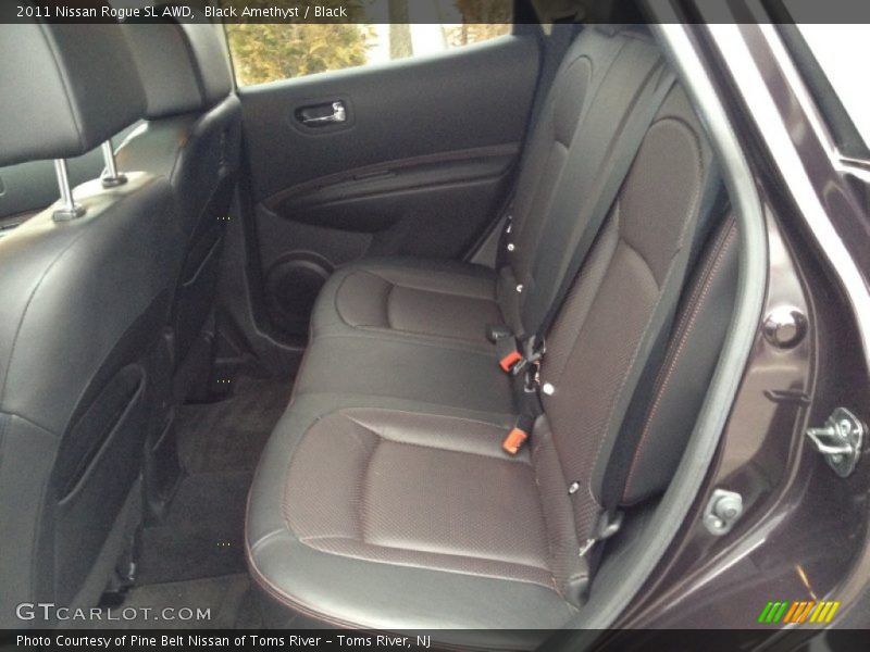 Black Amethyst / Black 2011 Nissan Rogue SL AWD