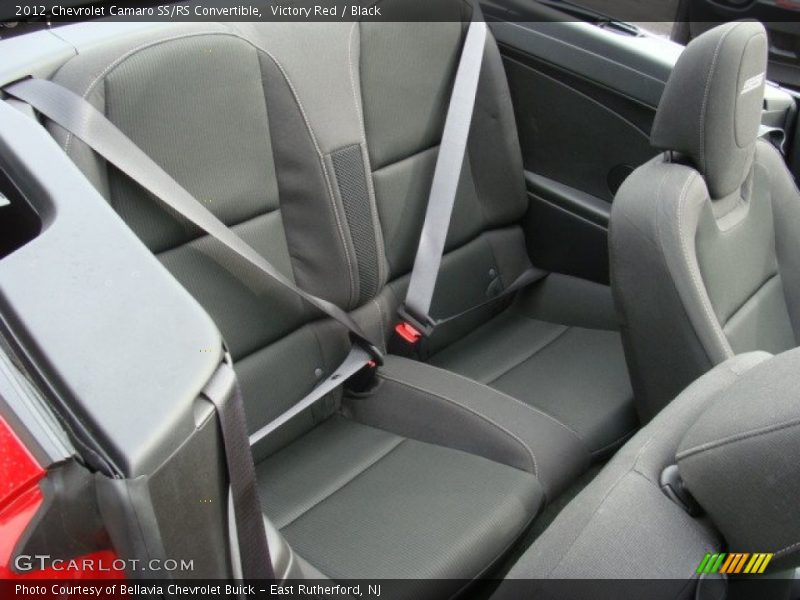 Rear Seat of 2012 Camaro SS/RS Convertible