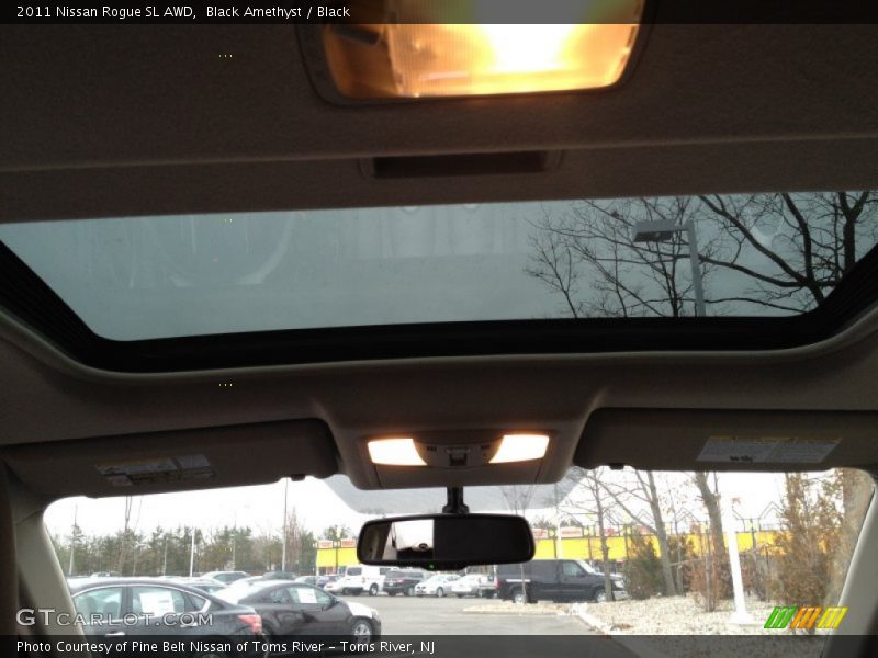 Black Amethyst / Black 2011 Nissan Rogue SL AWD