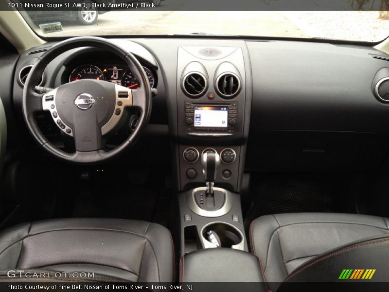 Black Amethyst / Black 2011 Nissan Rogue SL AWD