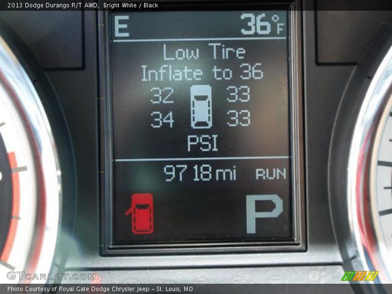 Bright White / Black 2013 Dodge Durango R/T AWD