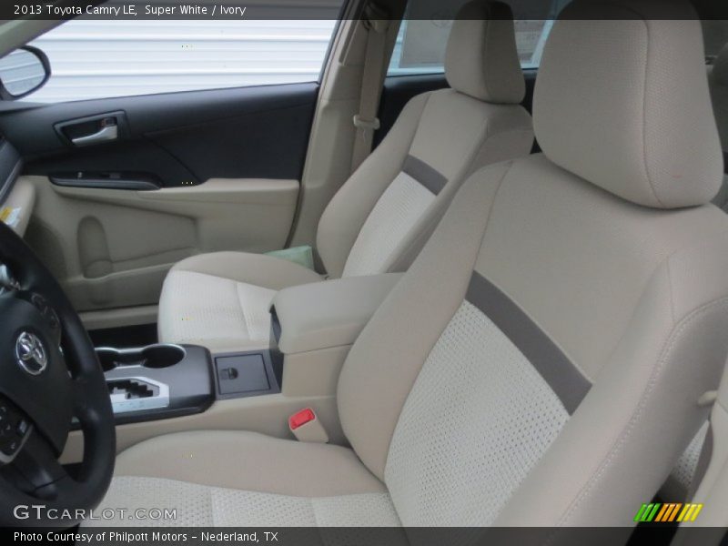 Super White / Ivory 2013 Toyota Camry LE