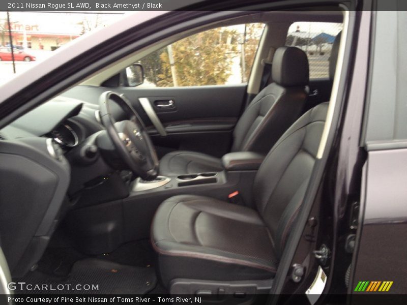 Black Amethyst / Black 2011 Nissan Rogue SL AWD