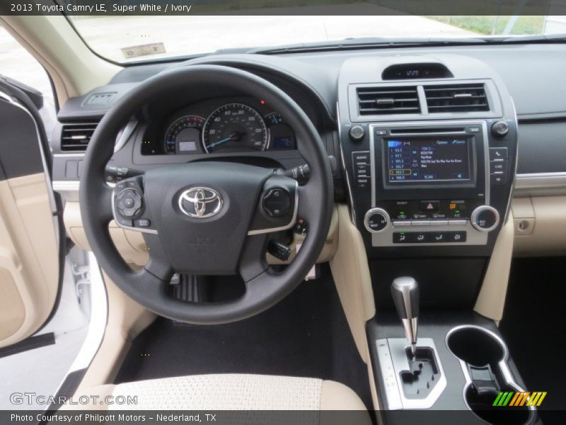 Super White / Ivory 2013 Toyota Camry LE