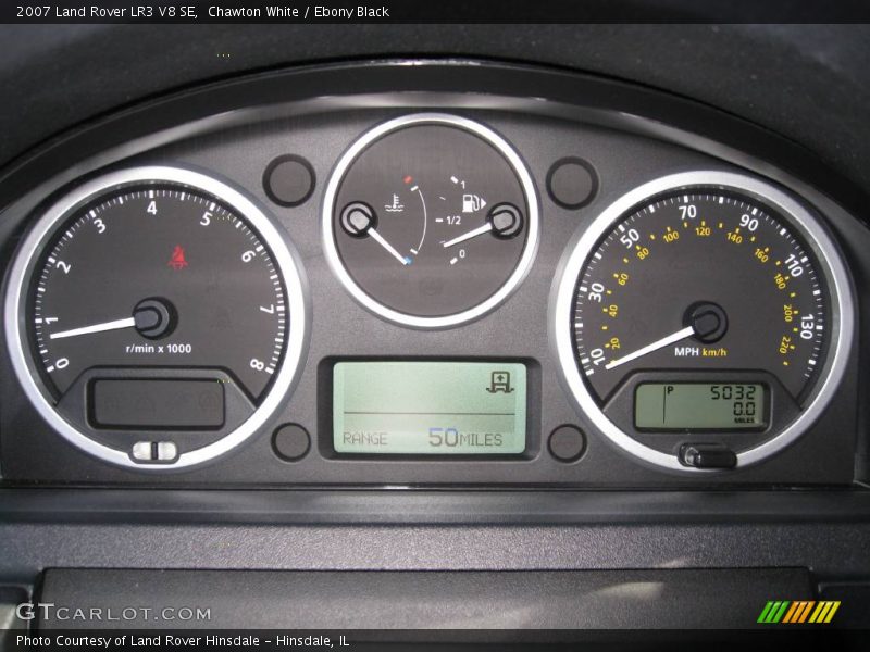 Chawton White / Ebony Black 2007 Land Rover LR3 V8 SE