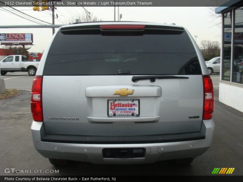 Silver Ice Metallic / Light Titanium/Dark Titanium 2012 Chevrolet Suburban LT 4x4