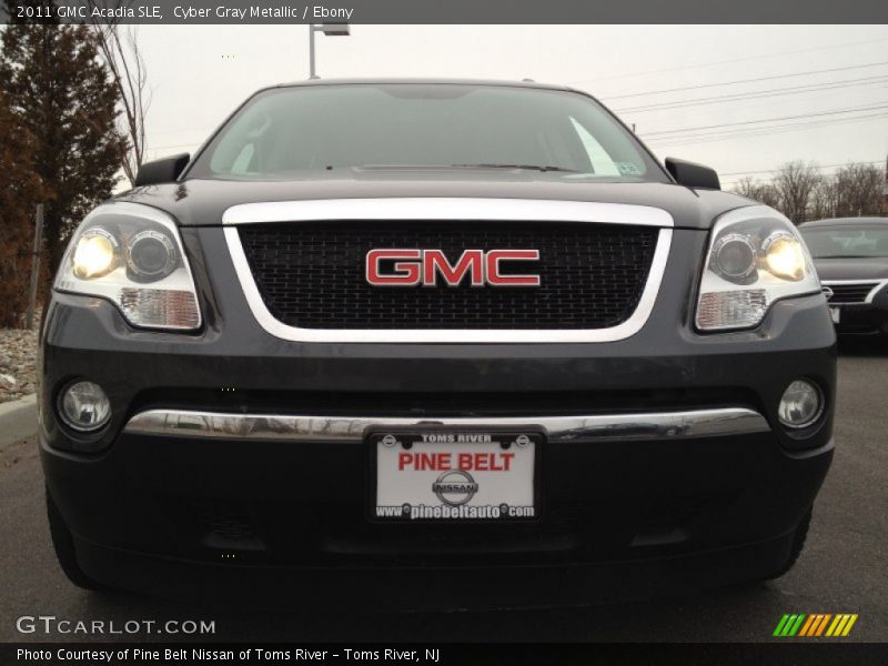 Cyber Gray Metallic / Ebony 2011 GMC Acadia SLE