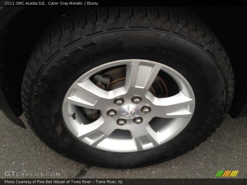 Cyber Gray Metallic / Ebony 2011 GMC Acadia SLE