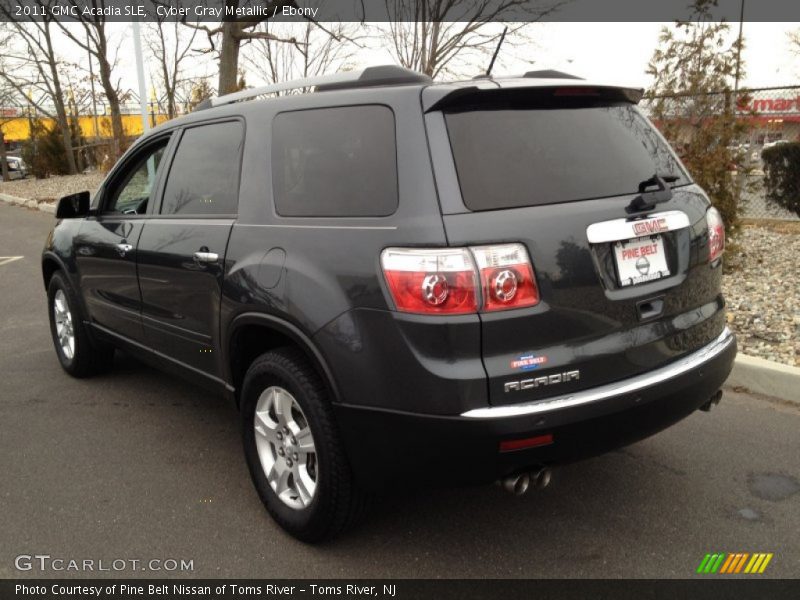 Cyber Gray Metallic / Ebony 2011 GMC Acadia SLE