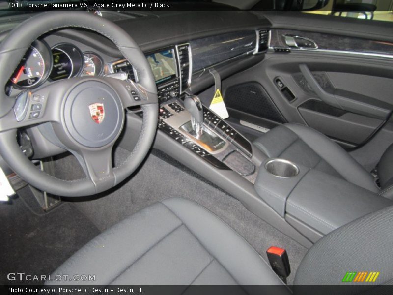 Agate Grey Metallic / Black 2013 Porsche Panamera V6