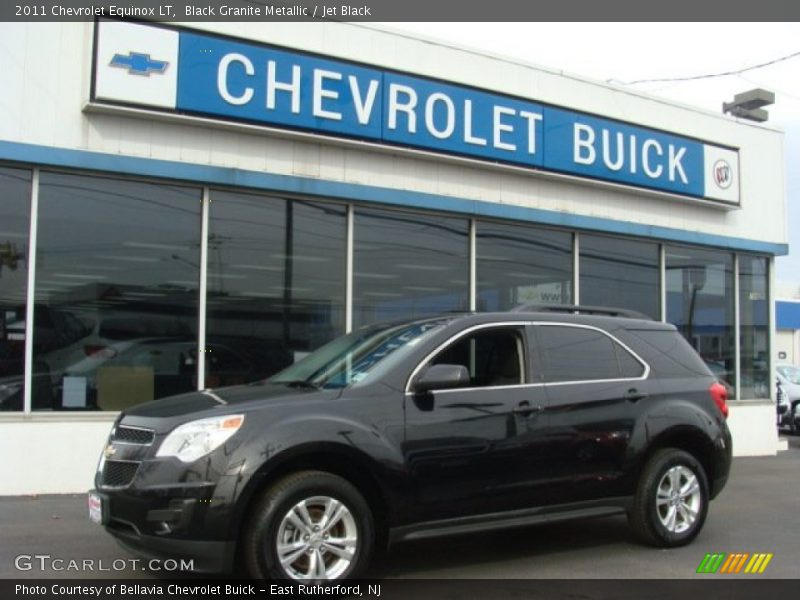 Black Granite Metallic / Jet Black 2011 Chevrolet Equinox LT