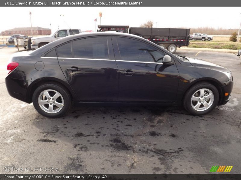 Black Granite Metallic / Cocoa/Light Neutral Leather 2011 Chevrolet Cruze LT