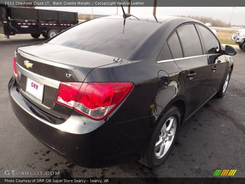 Black Granite Metallic / Cocoa/Light Neutral Leather 2011 Chevrolet Cruze LT