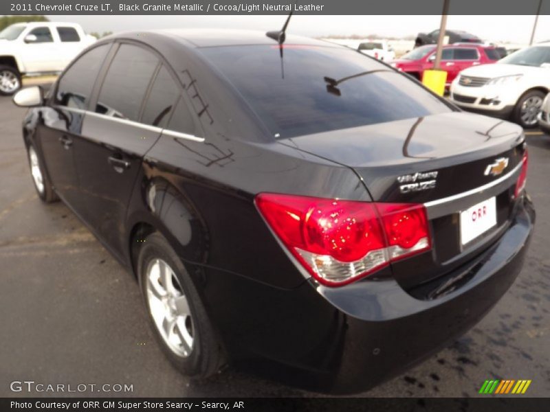 Black Granite Metallic / Cocoa/Light Neutral Leather 2011 Chevrolet Cruze LT