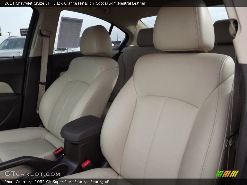 Black Granite Metallic / Cocoa/Light Neutral Leather 2011 Chevrolet Cruze LT