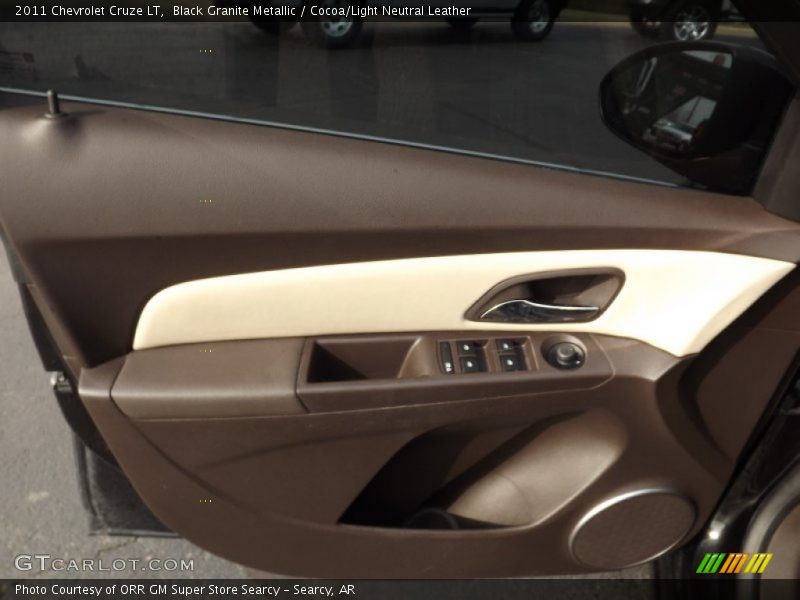Black Granite Metallic / Cocoa/Light Neutral Leather 2011 Chevrolet Cruze LT