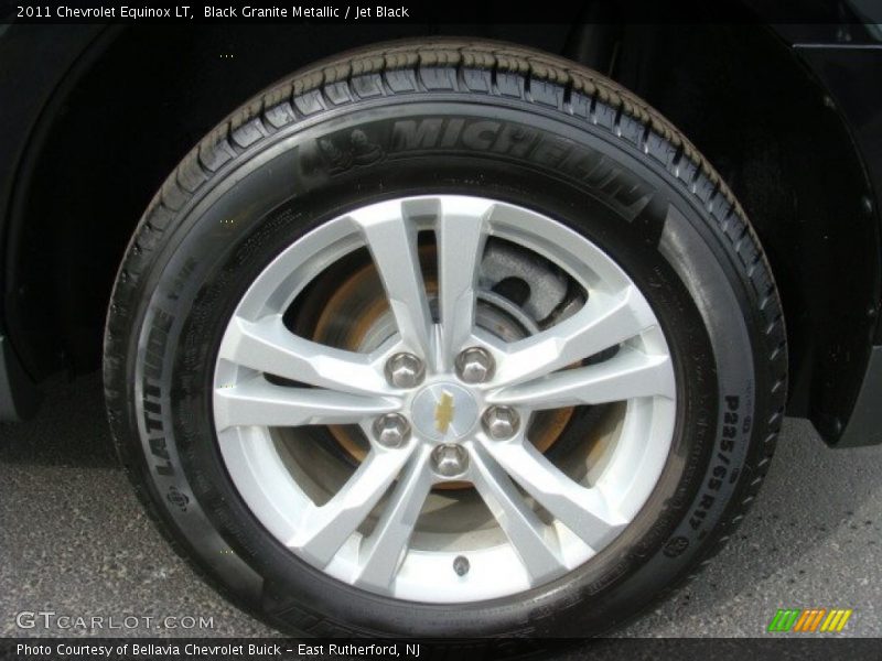 Black Granite Metallic / Jet Black 2011 Chevrolet Equinox LT