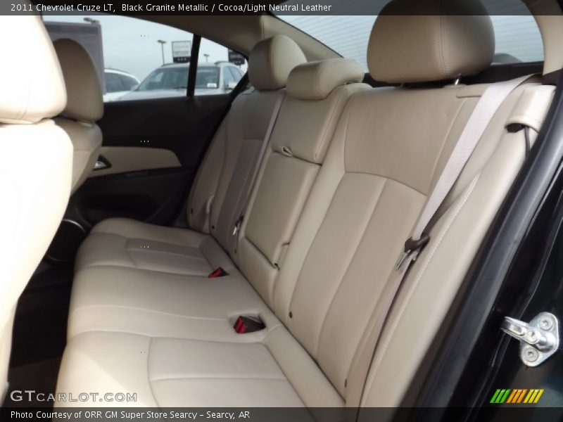 Black Granite Metallic / Cocoa/Light Neutral Leather 2011 Chevrolet Cruze LT