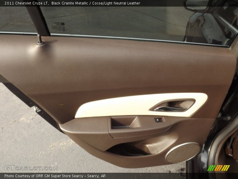 Black Granite Metallic / Cocoa/Light Neutral Leather 2011 Chevrolet Cruze LT