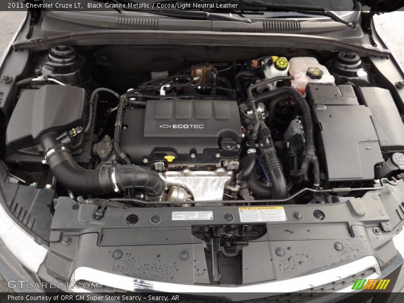 Black Granite Metallic / Cocoa/Light Neutral Leather 2011 Chevrolet Cruze LT