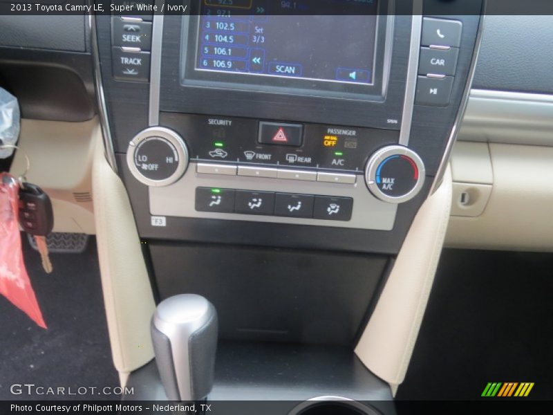 Super White / Ivory 2013 Toyota Camry LE