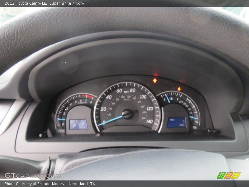Super White / Ivory 2013 Toyota Camry LE