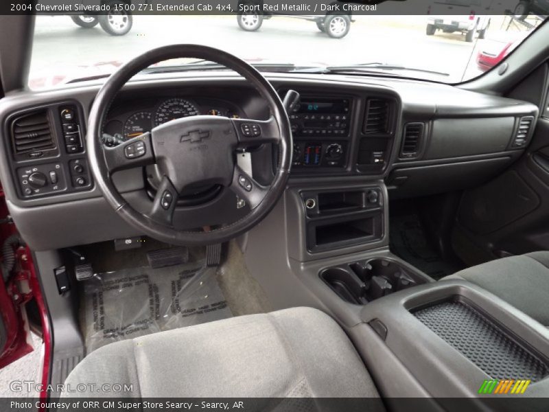 Sport Red Metallic / Dark Charcoal 2004 Chevrolet Silverado 1500 Z71 Extended Cab 4x4