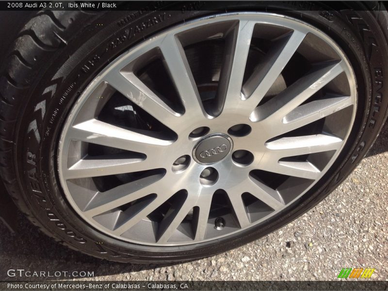 Ibis White / Black 2008 Audi A3 2.0T