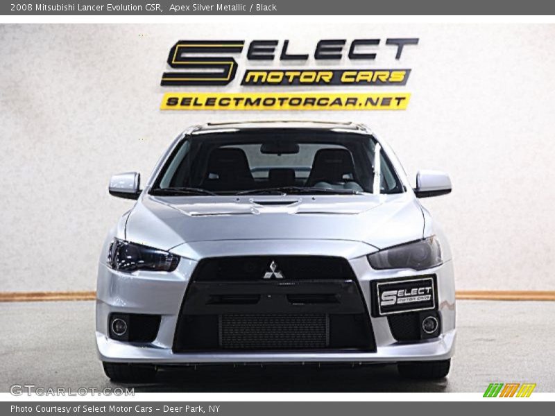 Apex Silver Metallic / Black 2008 Mitsubishi Lancer Evolution GSR